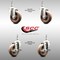Service Caster 4 Inch 316SS High Temp Glass Filled Nylon 3/8 Inch Stem Caster Brakes SCC, 2PK SS316TS20S414-GFNSHT-381615-2-TLB-2 - alternate 4